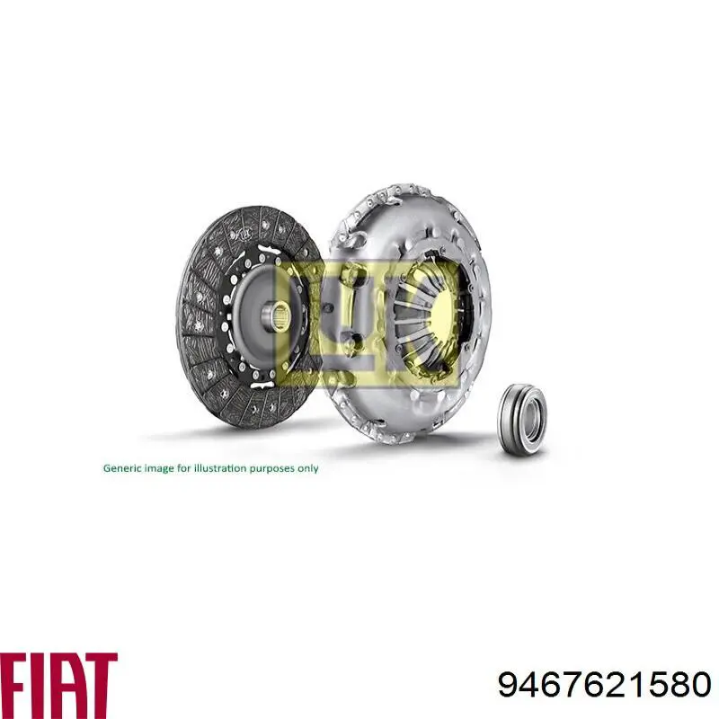 Комплект зчеплення (3 частини) Fiat/Alfa/Lancia 9467621580 ціна, від 153.81 USD