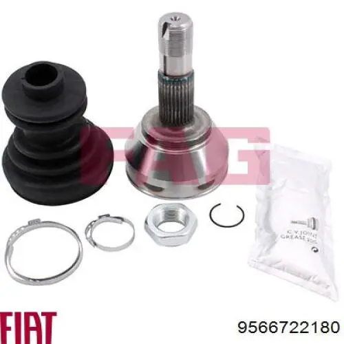 Граната колісна Fiat/Alfa/Lancia 9566722180 ціна, від 33.93 USD