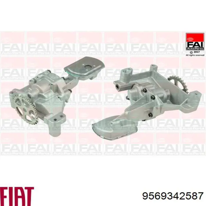 Помпа масляна Fiat/Alfa/Lancia 9569342587 ціна, від 52.31 USD