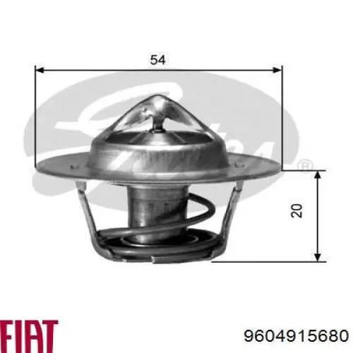 Термостат 9604915680 Fiat/Alfa/Lancia