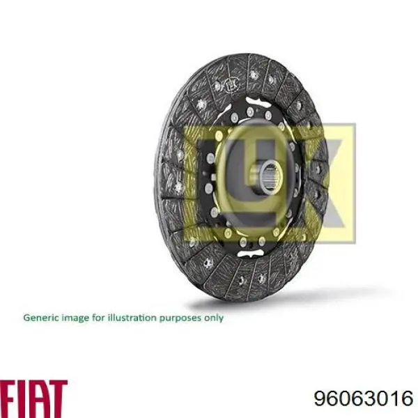 96063016 Fiat/Alfa/Lancia Диск зчеплення