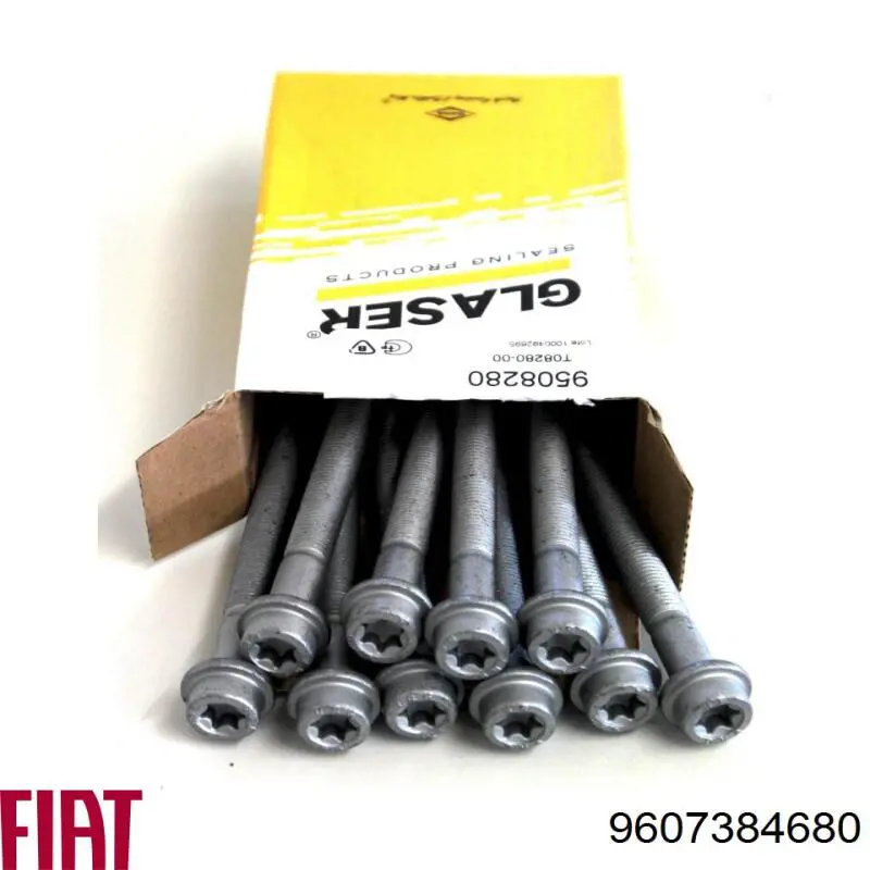Болт головки блока циліндрів, ГБЦ Fiat/Alfa/Lancia 9607384680 ціна, від 23.69 USD