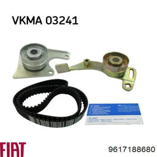 Ролик натяжителя ременя газорозподілу Fiat/Alfa/Lancia 9617188680 ціна, від 25.33 USD