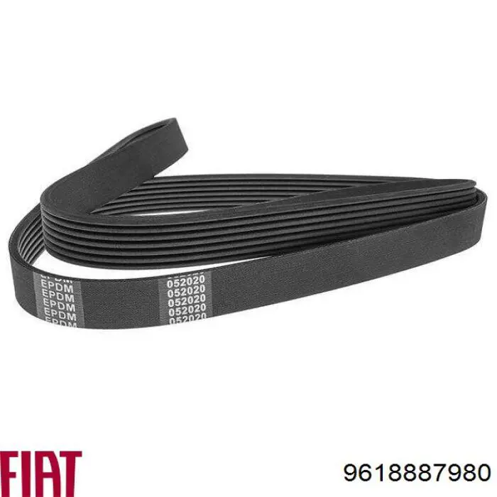 Клиновий ремінь Fiat/Alfa/Lancia 9618887980 ціна, від 11.35 USD