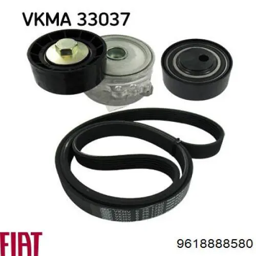 Купити 9618888580 Fiat/Alfa/Lancia Ролик приводного ременя, паразитний
