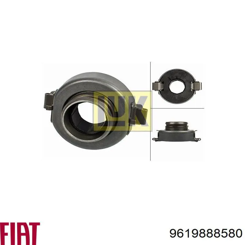 9619888580 Fiat/Alfa/Lancia Підшипник ковзання зчеплення