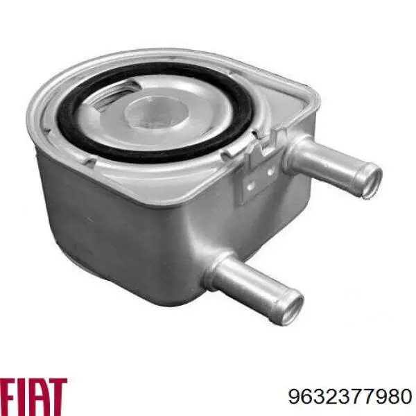 Купити 9632377980 Fiat/Alfa/Lancia Радіатор масляний (холодильник), під фільтром