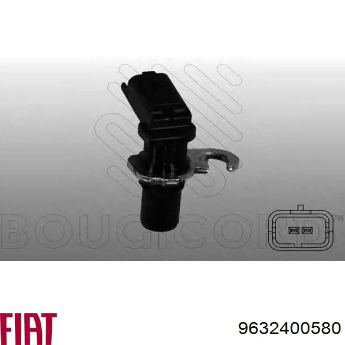 Купити 9632400580 Fiat/Alfa/Lancia Датчик положення (оборотів) коленвалу
