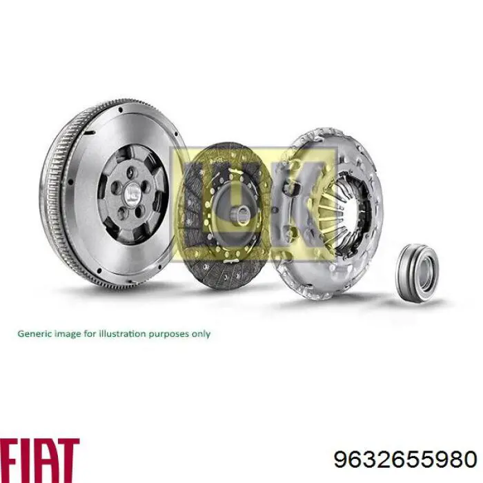 Корзина зчеплення 9632655980 Fiat/Alfa/Lancia