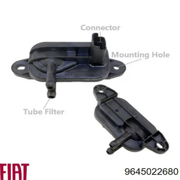 Купити 9645022680 Fiat/Alfa/Lancia Датчик тиску вихлопних газів
