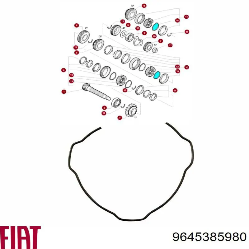Кільце синхронізатора OR9645385980 GP
