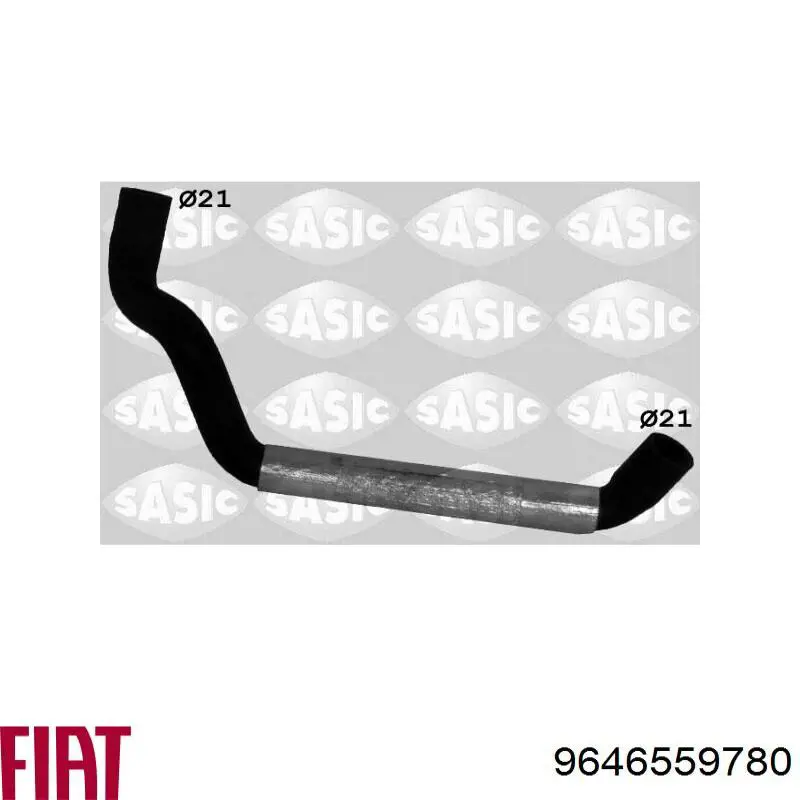 Шланг/патрубок системи охолодження Fiat/Alfa/Lancia 9646559780 ціна, від 9.77 USD