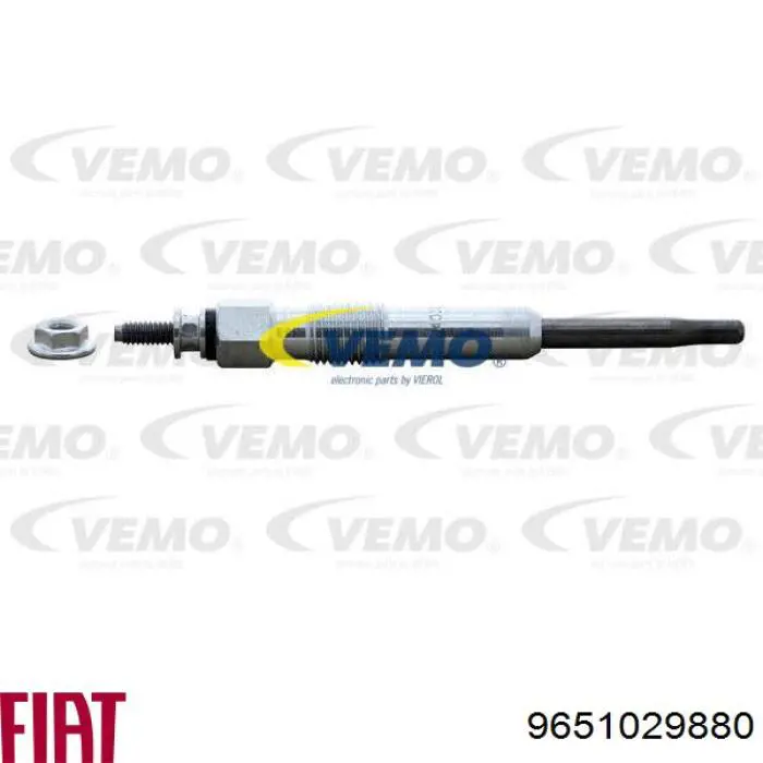 Свіча накалу Fiat/Alfa/Lancia 9651029880 ціна, від 6.41 USD