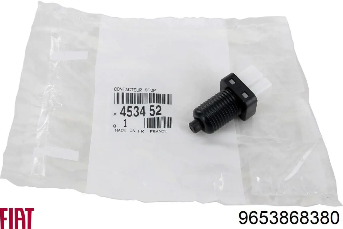 Кнопка стоп-сигналу Fiat/Alfa/Lancia 9653868380 ціна, від 3.70 USD