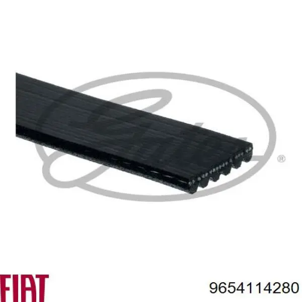 9654114280 Fiat/Alfa/Lancia Поліклиновий ремінь