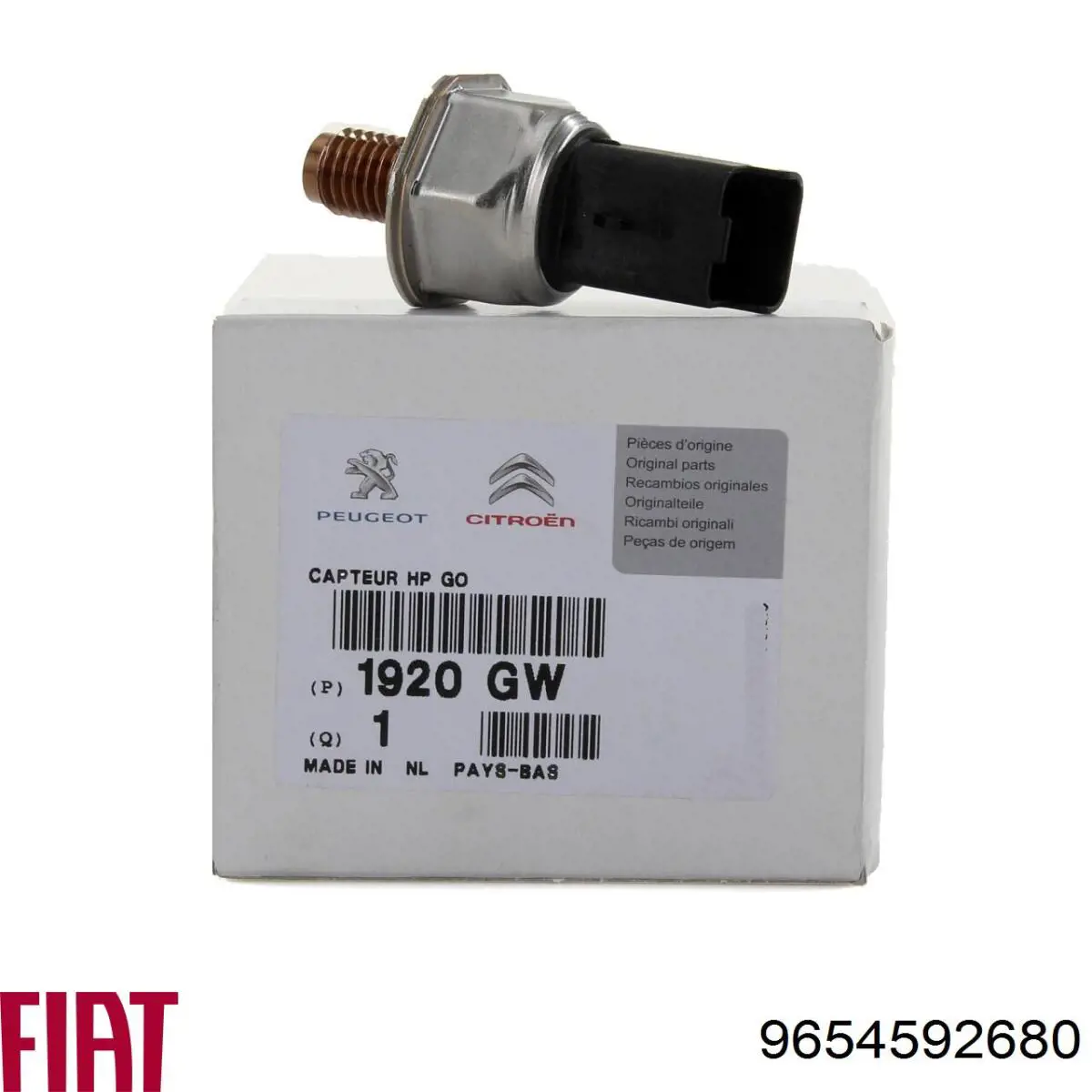 Датчик тиску палива Fiat/Alfa/Lancia 9654592680 ціна, від 12.74 USD