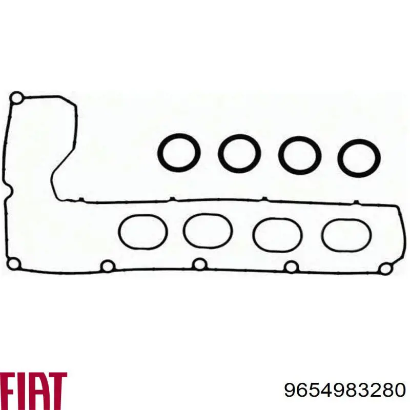 9654983280 Fiat/Alfa/Lancia прокладка клапанної кришки двигуна