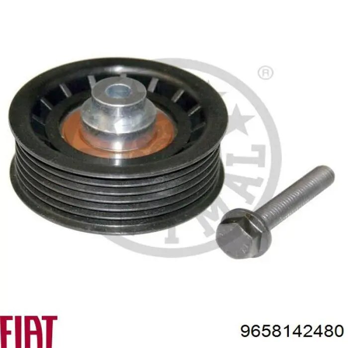 9658142480 Fiat/Alfa/Lancia Ролик приводного ременя, паразитний