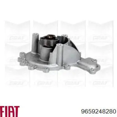 Помпа водяна (насос) охолодження, в зборі з корпусом 9659248280 Fiat/Alfa/Lancia