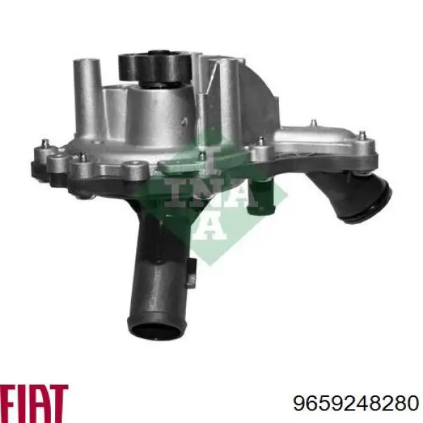 9659248280 Fiat/Alfa/Lancia Помпа водяна, (насос) охолодження, в зборі з корпусом