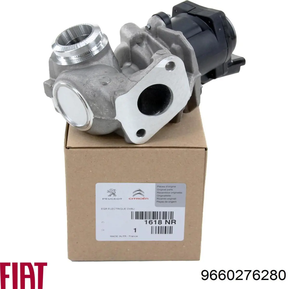 9660276280 Fiat/Alfa/Lancia Клапан рециркуляції відпрацьованих газів EGR