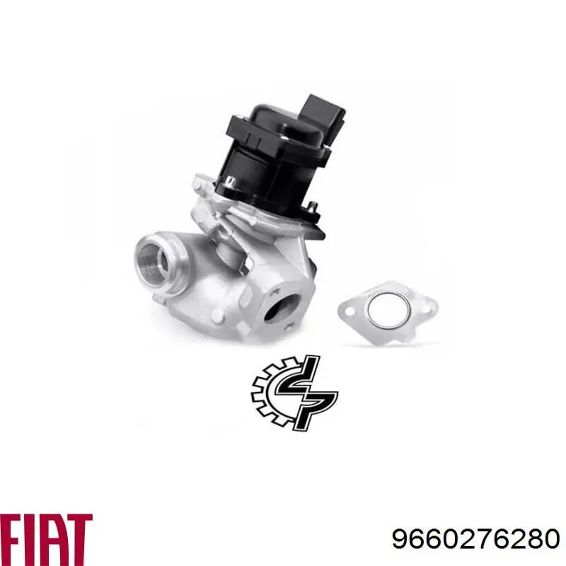 Клапан EGR Fiat/Alfa/Lancia 9660276280 ціна, від 91.55 USD