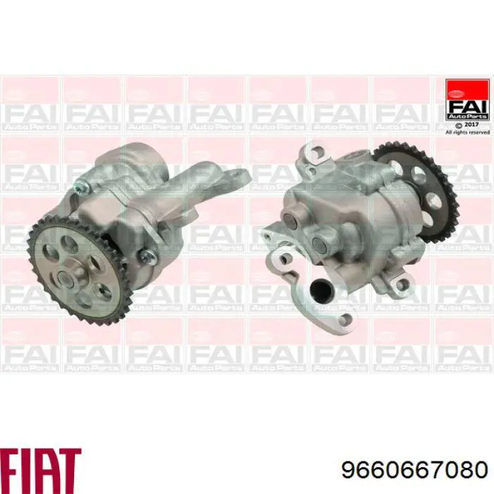 9660667080 Fiat/Alfa/Lancia Масляний насос двигуна