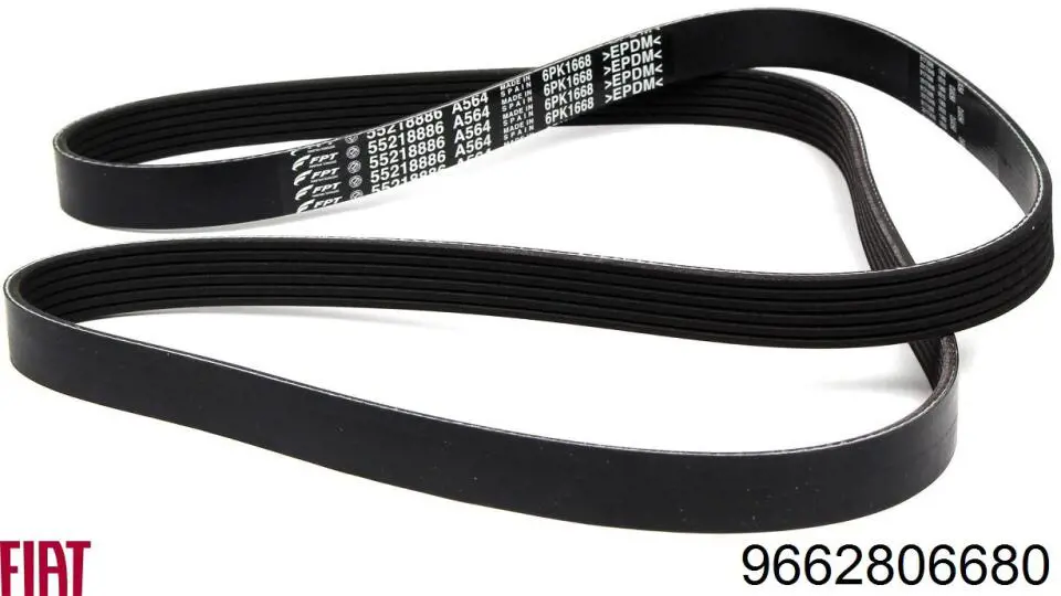 Клиновий ремінь Fiat/Alfa/Lancia 9662806680 ціна, від 15.43 USD