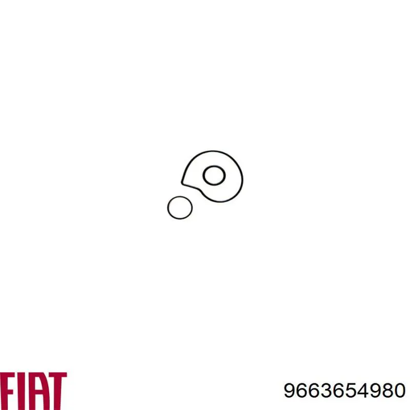 Купити 9663654980 Fiat/Alfa/Lancia Насос охолоджуючої рідини