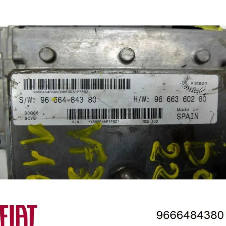  Fiat/Alfa/Lancia 9666484380 ціна, від 583.33 USD