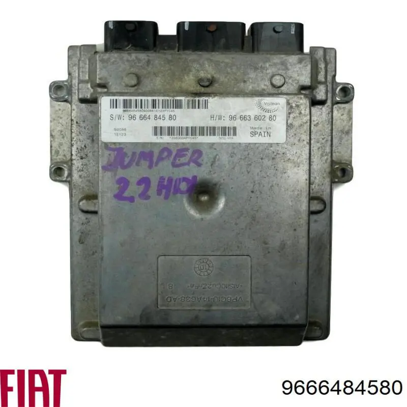 9666484580 Peugeot/Citroen Блок електронного управління