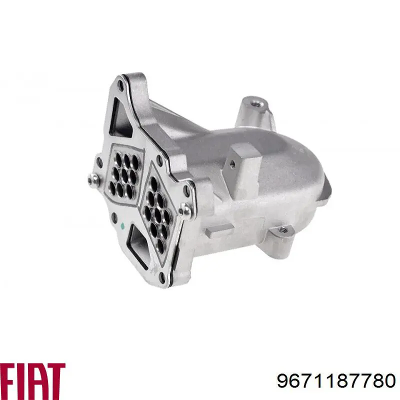Купити 9671187780 Fiat/Alfa/Lancia Радіатор системи EGR рециркуляції вихлопних газів