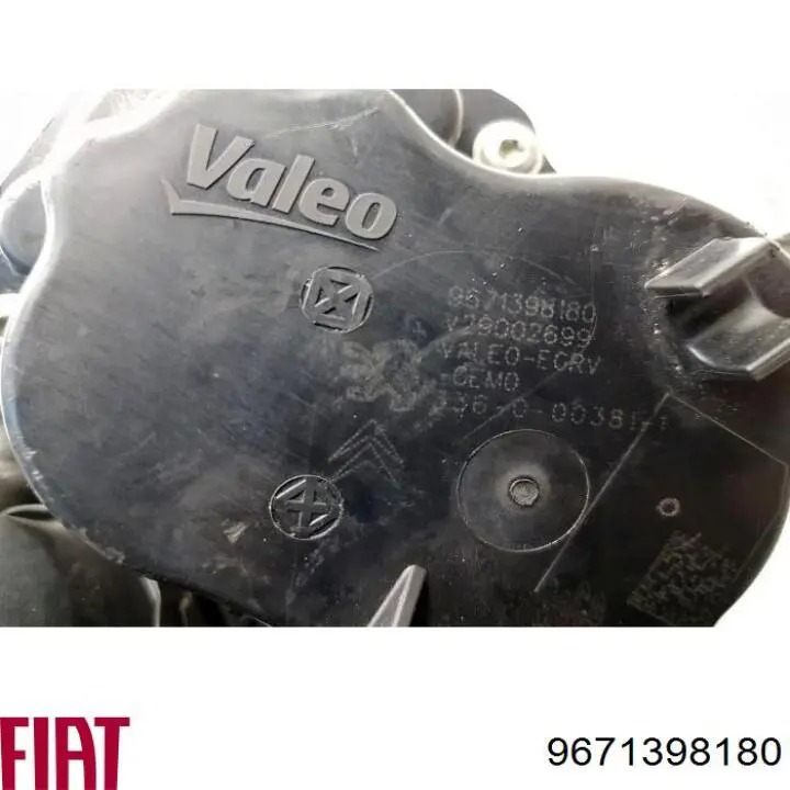 9671398180 Fiat/Alfa/Lancia Клапан рециркуляції відпрацьованих газів EGR