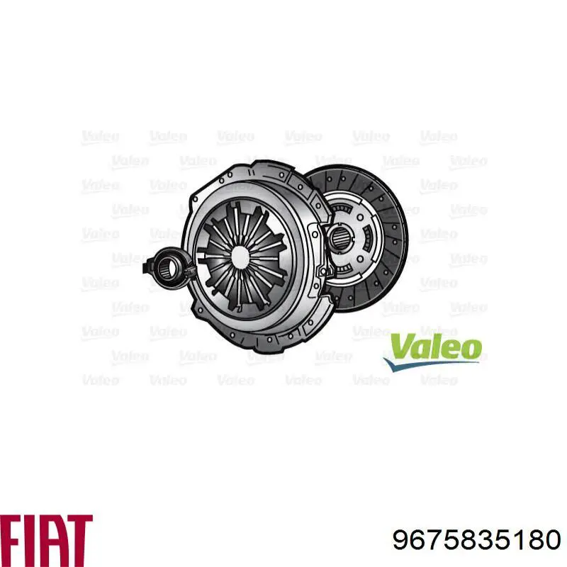 Вижимний підшипник Fiat/Alfa/Lancia 9675835180 ціна, від 18.28 USD