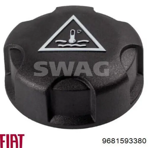 Кришка / пробка розширювального бачка Fiat/Alfa/Lancia 9681593380 ціна, від 3.42 USD