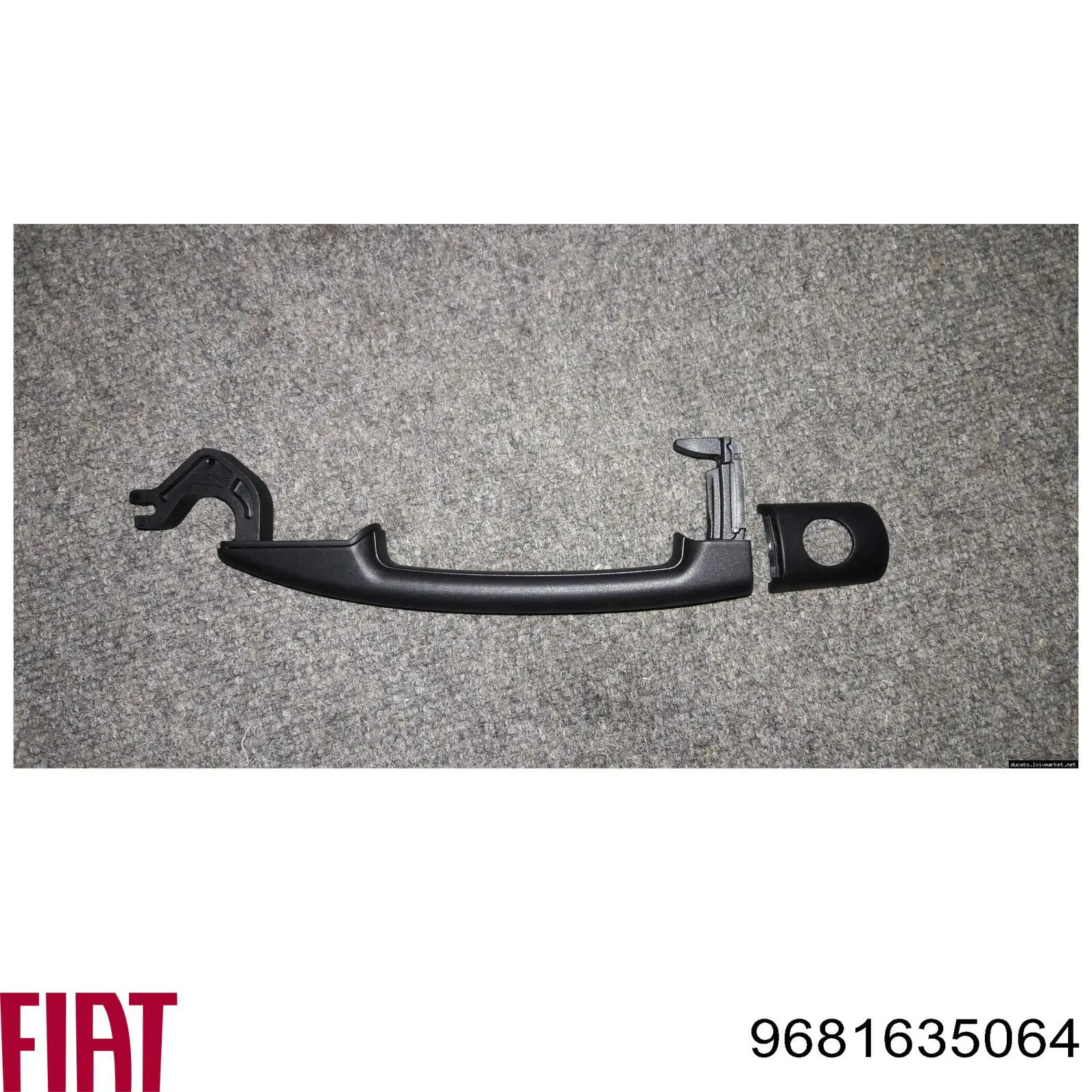 Ручка двері правою зовнішня перед/зад Fiat/Alfa/Lancia 9681635064 ціна, від 12.70 USD