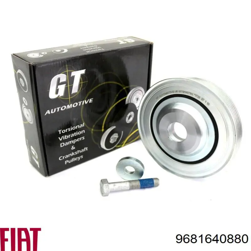 Шків колінвала (демпфер ) Fiat/Alfa/Lancia 9681640880 ціна, від 46.13 USD