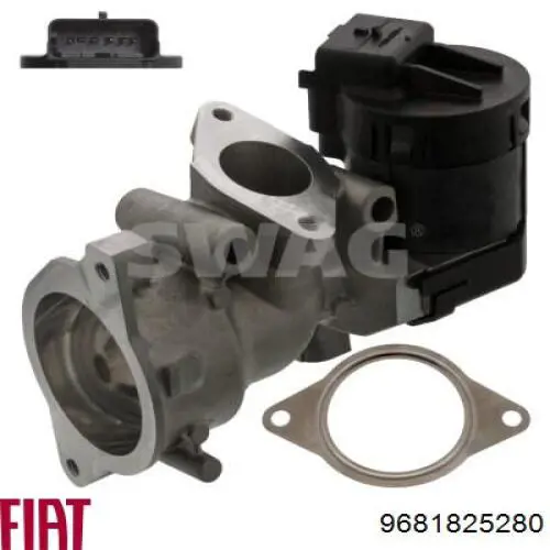 Купити 9681825280 Fiat/Alfa/Lancia Прилади управління системи рециркуляції