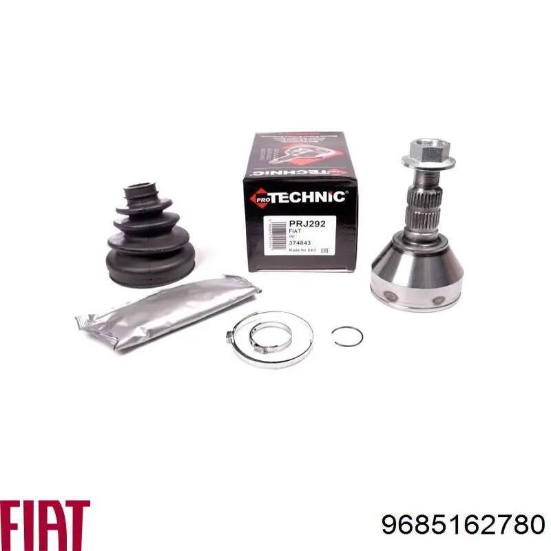 9685162780 Fiat/Alfa/Lancia Прокладка турбіни вихлопних газів, впуск