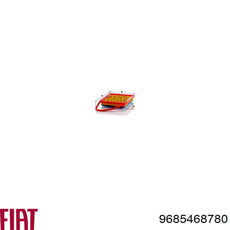 9685468780 Fiat/Alfa/Lancia Повітряний фільтр двигуна