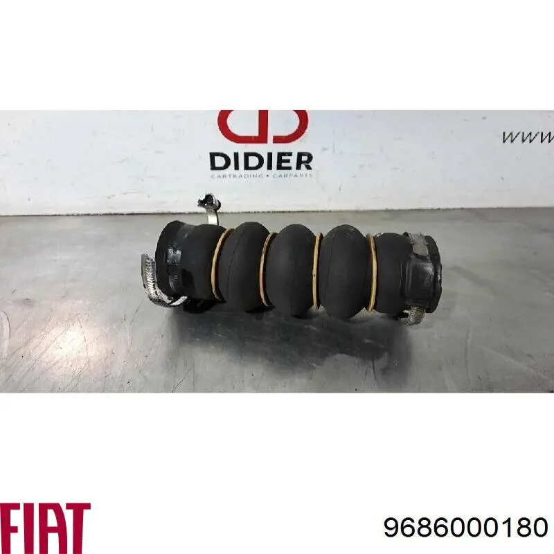 9686000180 Fiat/Alfa/Lancia Шланг/патрубок интеркуллера