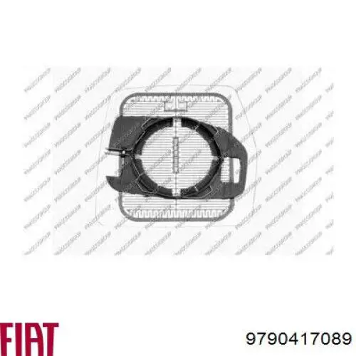Ліве бічне дзеркало Fiat/Alfa/Lancia 9790417089 ціна, від 30.61 USD