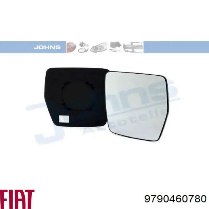 9790460780 Fiat/Alfa/Lancia Дзеркальний елемент правий