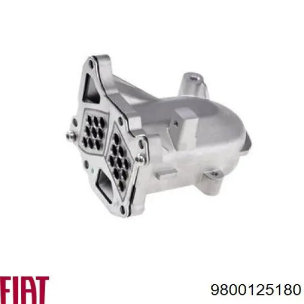 9800125180 Fiat/Alfa/Lancia Радіатор системи EGR рециркуляції вихлопних газів