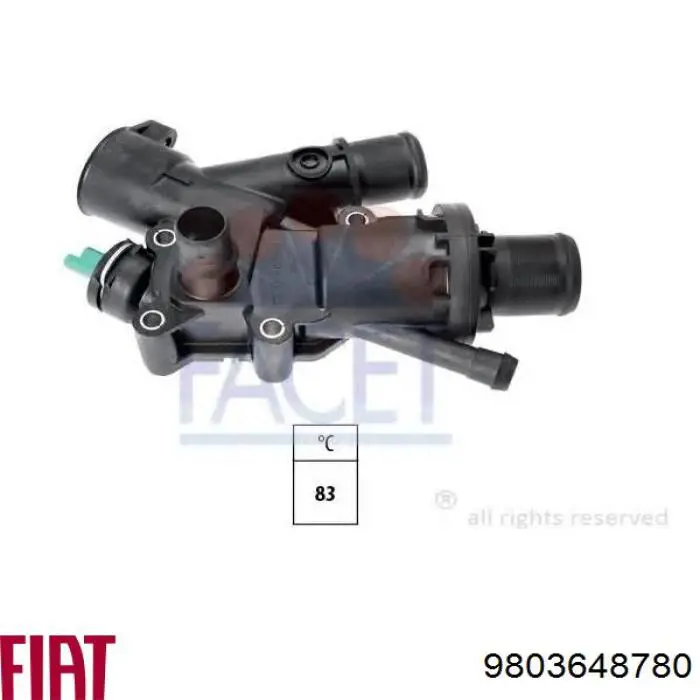 Термостат 9803648780 Fiat/Alfa/Lancia