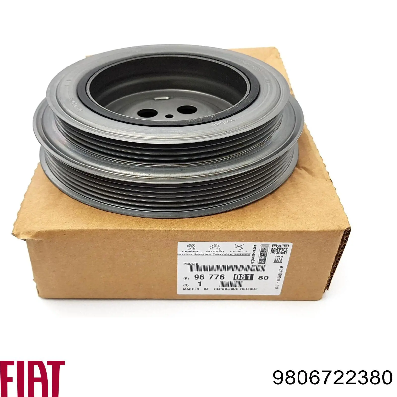 9806722380 Fiat/Alfa/Lancia Демпфер колінвалу