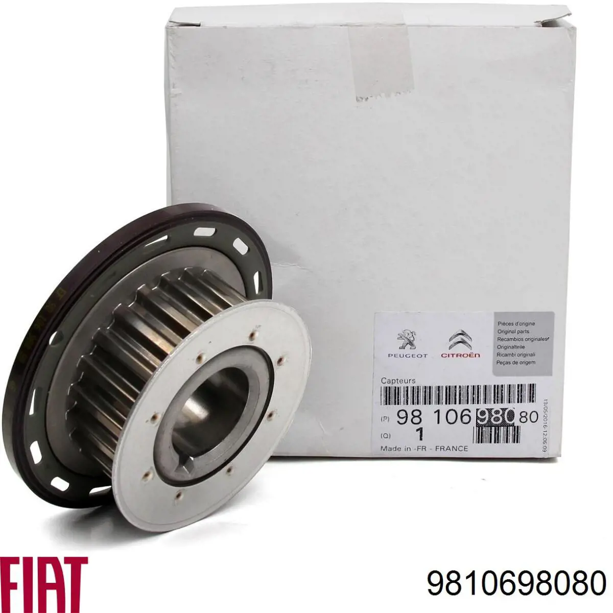 Зірка-шестерня приводу коленвалу двигуна 9810698080 Fiat/Alfa/Lancia