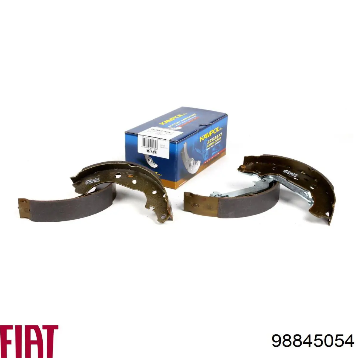 98845054 Fiat/Alfa/Lancia Колодки гальмівні задні, барабанні