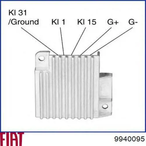 9940095 Fiat/Alfa/Lancia модуль запалювання, комутатор