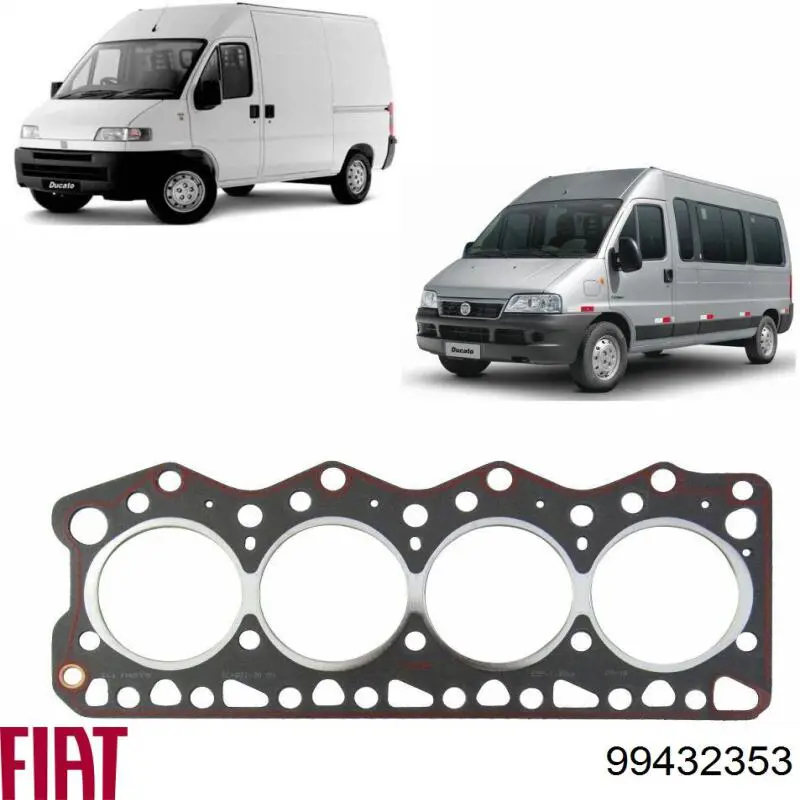 Прокладка ГБЦ Fiat/Alfa/Lancia 99432353 ціна, від 25.35 USD